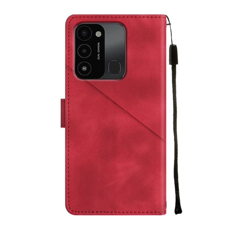 For Tecno Spark Go 2022 Skin-feel Embossed Leather Phone Case