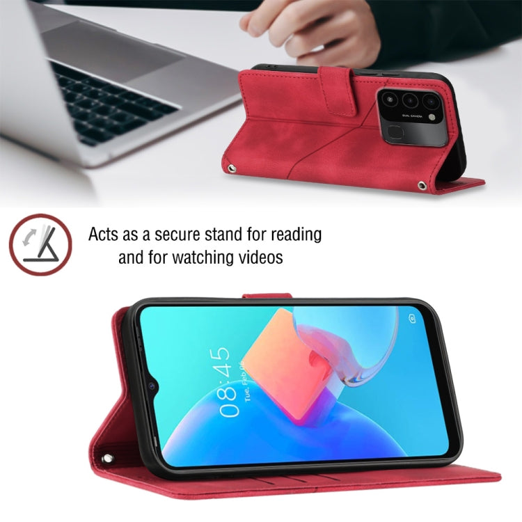 For Tecno Spark Go 2022 Skin-feel Embossed Leather Phone Case
