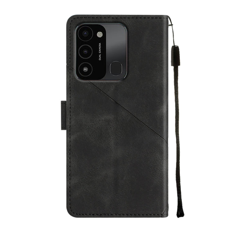 For Tecno Spark Go 2022 Skin-feel Embossed Leather Phone Case