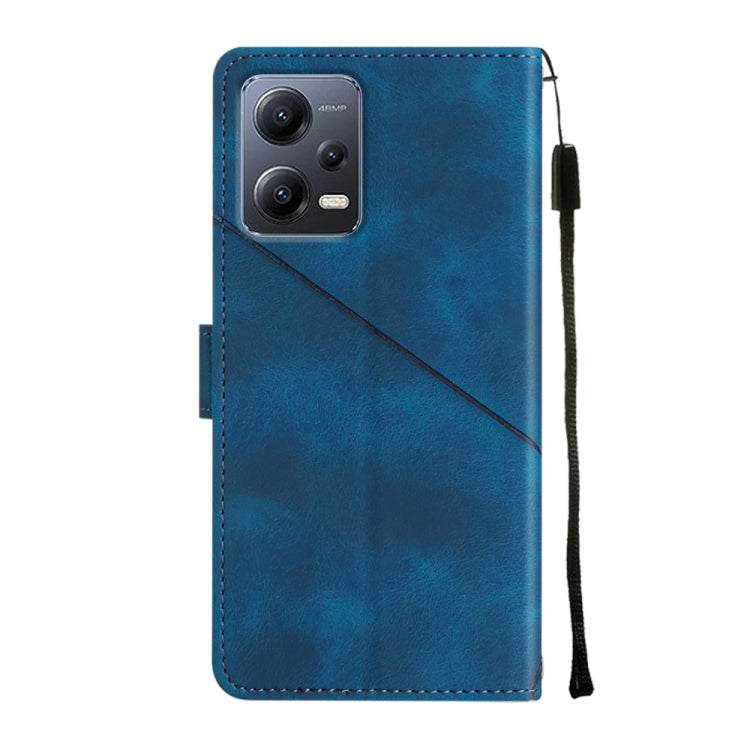 For Xiaomi Redmi Note 12 Global Skin-feel Embossed Leather Phone Case
