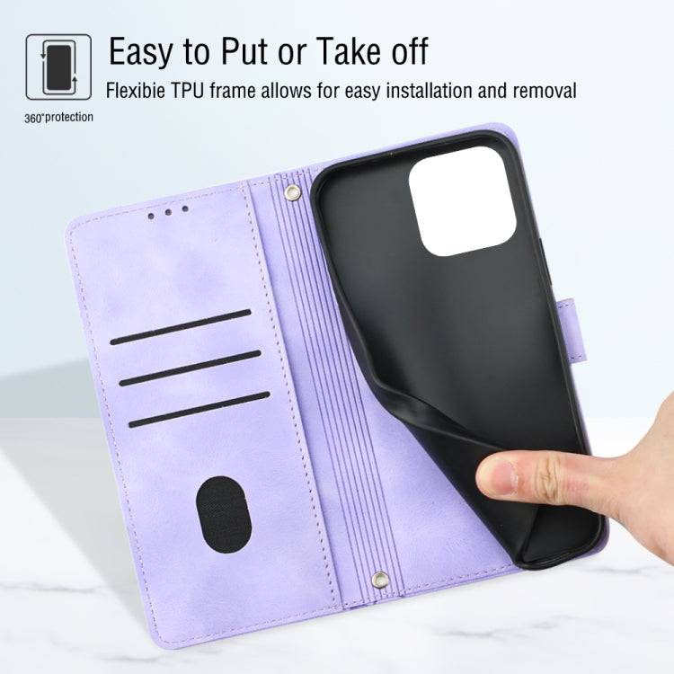 For Xiaomi Redmi 12C / 11A 4G Skin-feel Embossed Leather Phone Case
