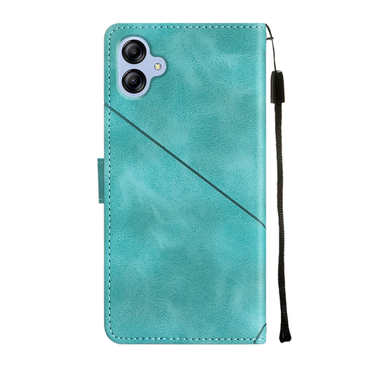 For Samsung Galaxy A04e / F04 / M04 Skin-feel Embossed Leather Phone Case