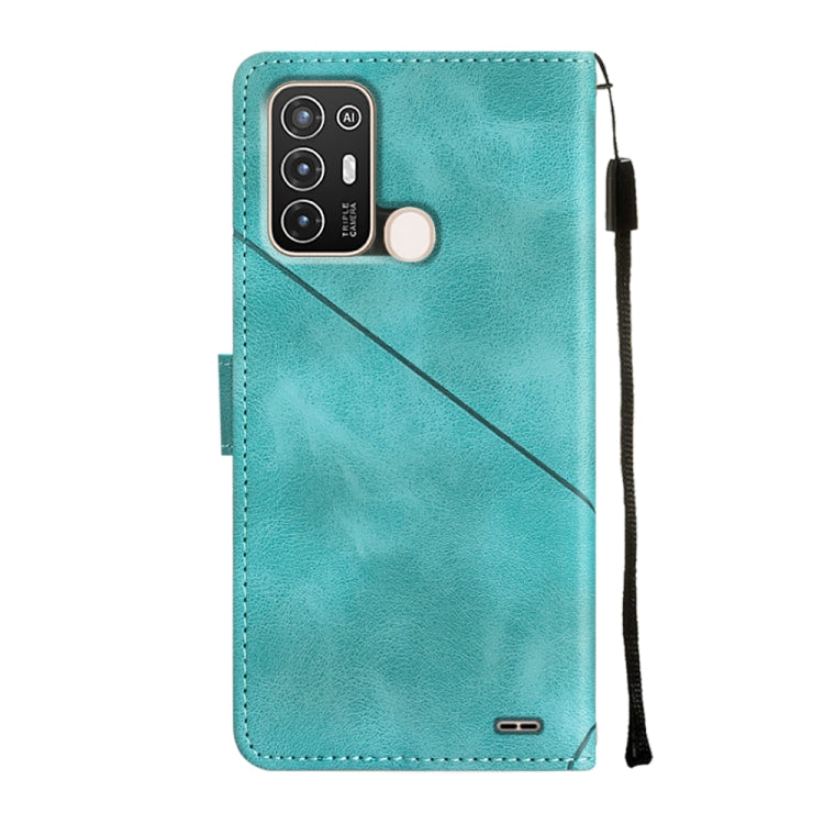 For ZTE Blade A52 Skin-feel Embossed Leather Phone Case