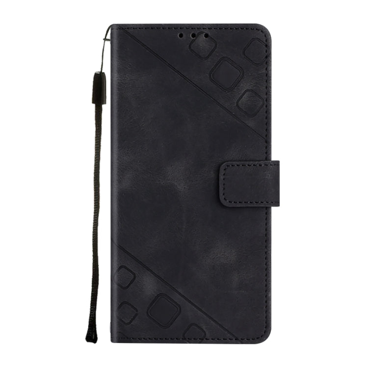 For ZTE Blade A52 Skin-feel Embossed Leather Phone Case