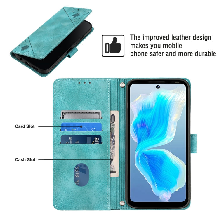 For Tecno Camon 18 Premier Skin-feel Embossed Leather Phone Case