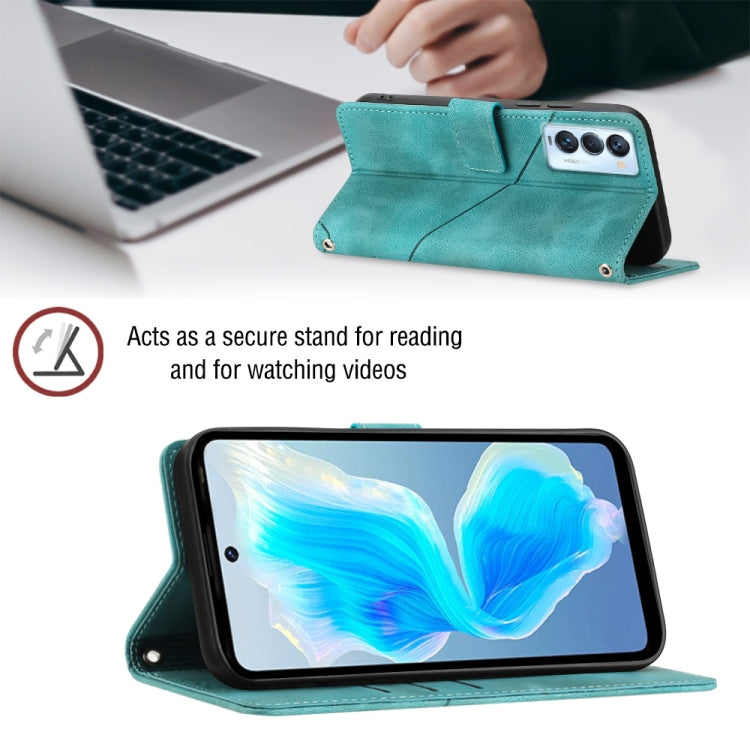 For Tecno Camon 18 Premier Skin-feel Embossed Leather Phone Case