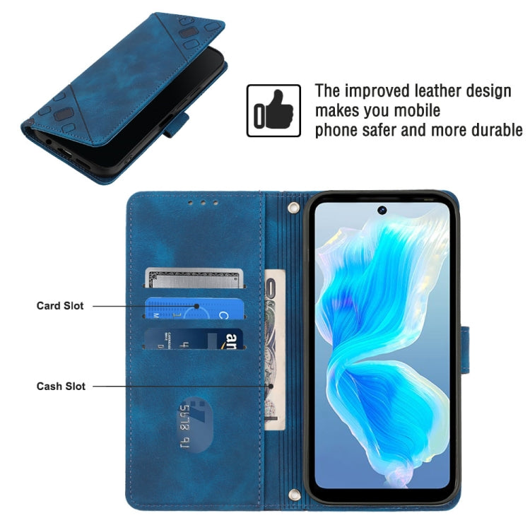 For Tecno Camon 18 Premier Skin-feel Embossed Leather Phone Case