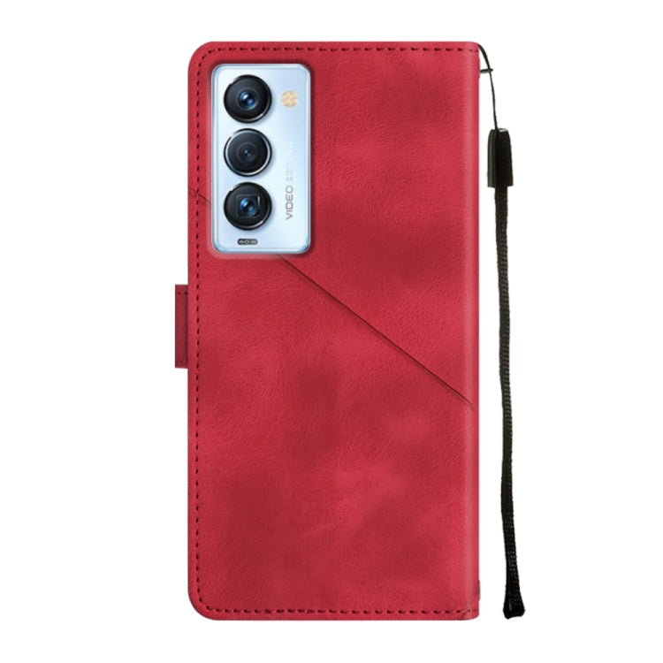 For Tecno Camon 18 Premier Skin-feel Embossed Leather Phone Case
