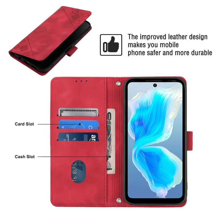 For Tecno Camon 18 Premier Skin-feel Embossed Leather Phone Case