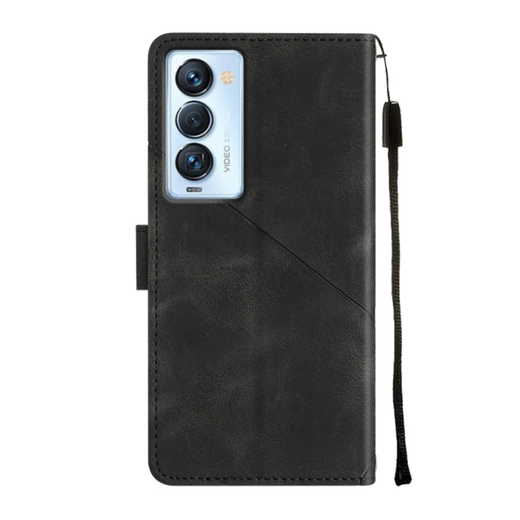 For Tecno Camon 18 Premier Skin-feel Embossed Leather Phone Case