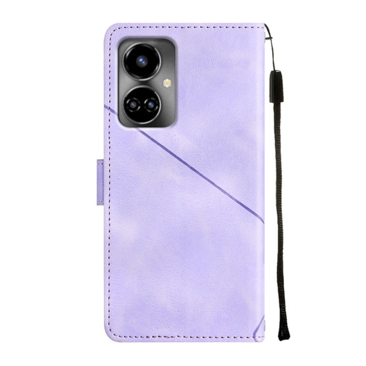 For Tecno Camon 19 Skin-feel Embossed Leather Phone Case