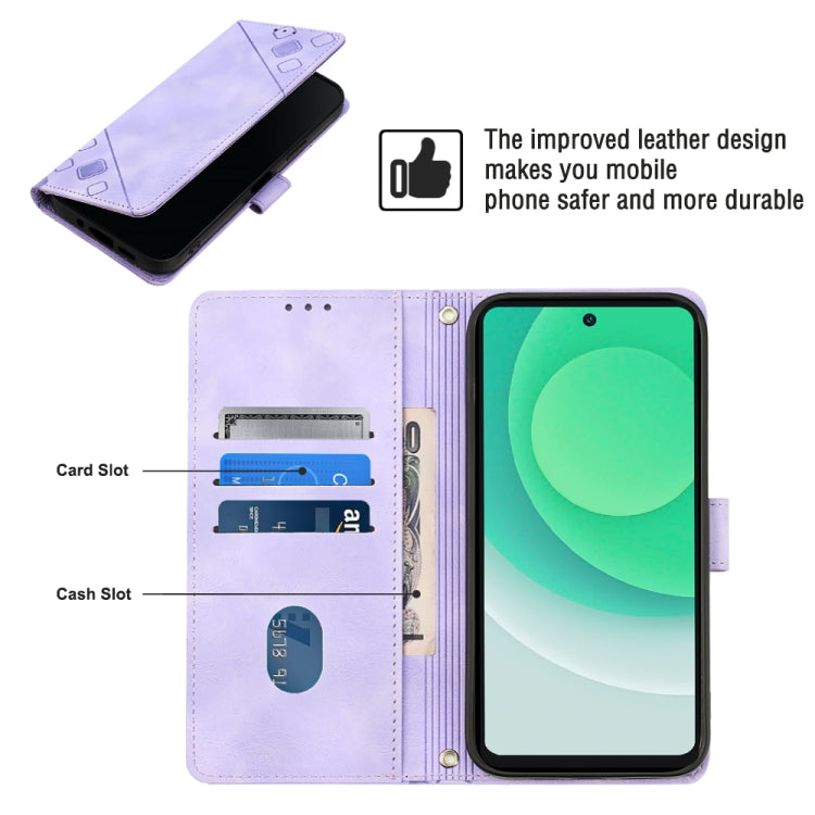 For Tecno Camon 19 Skin-feel Embossed Leather Phone Case