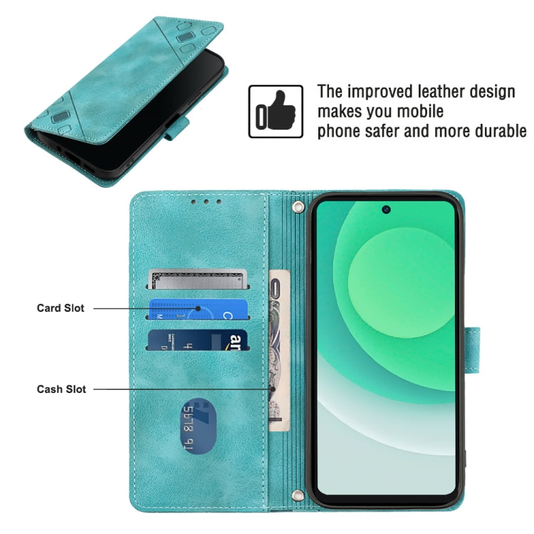 For Tecno Camon 19 Skin-feel Embossed Leather Phone Case