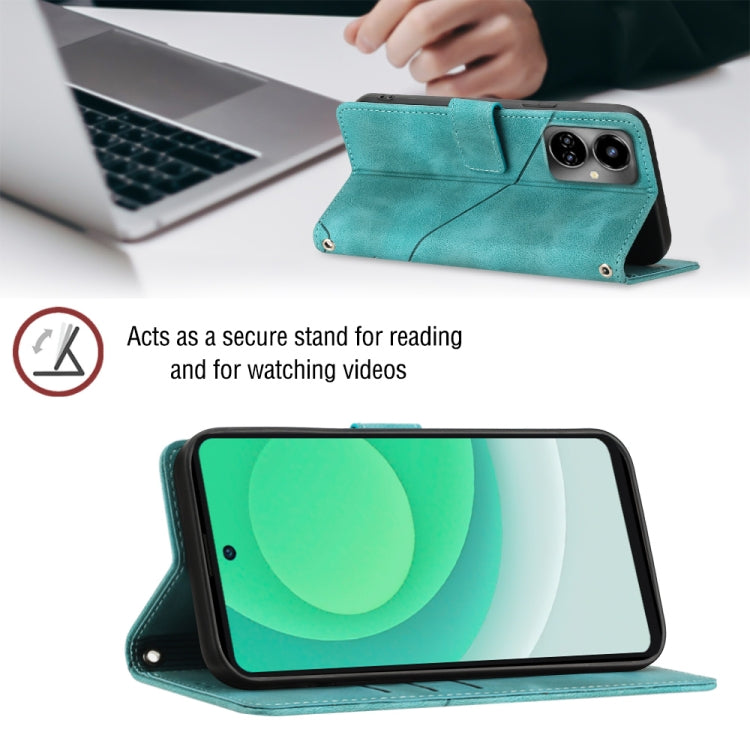 For Tecno Camon 19 Skin-feel Embossed Leather Phone Case