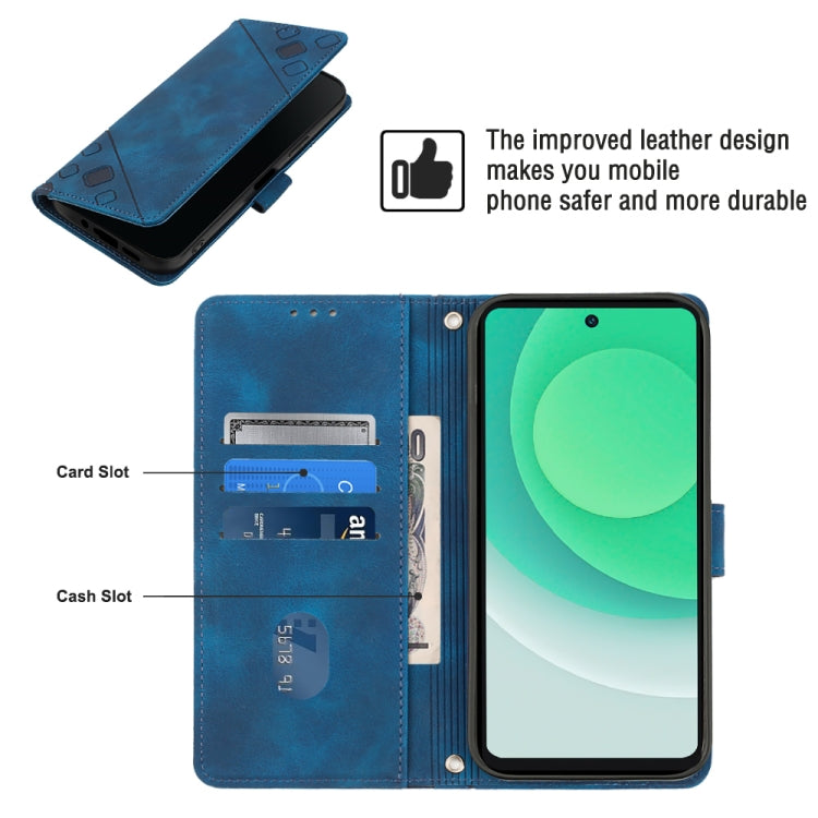 For Tecno Camon 19 Skin-feel Embossed Leather Phone Case