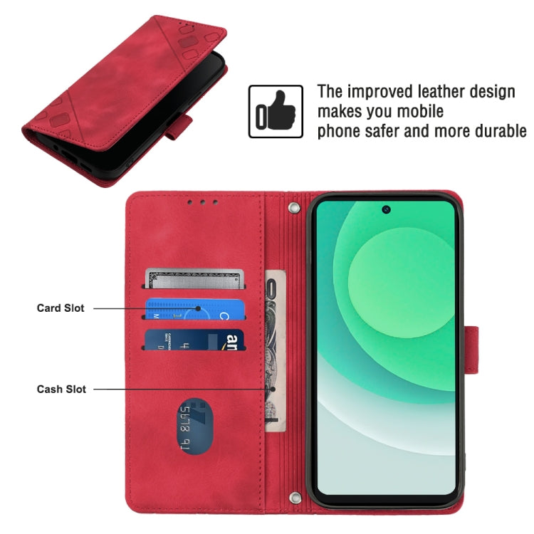 For Tecno Camon 19 Skin-feel Embossed Leather Phone Case