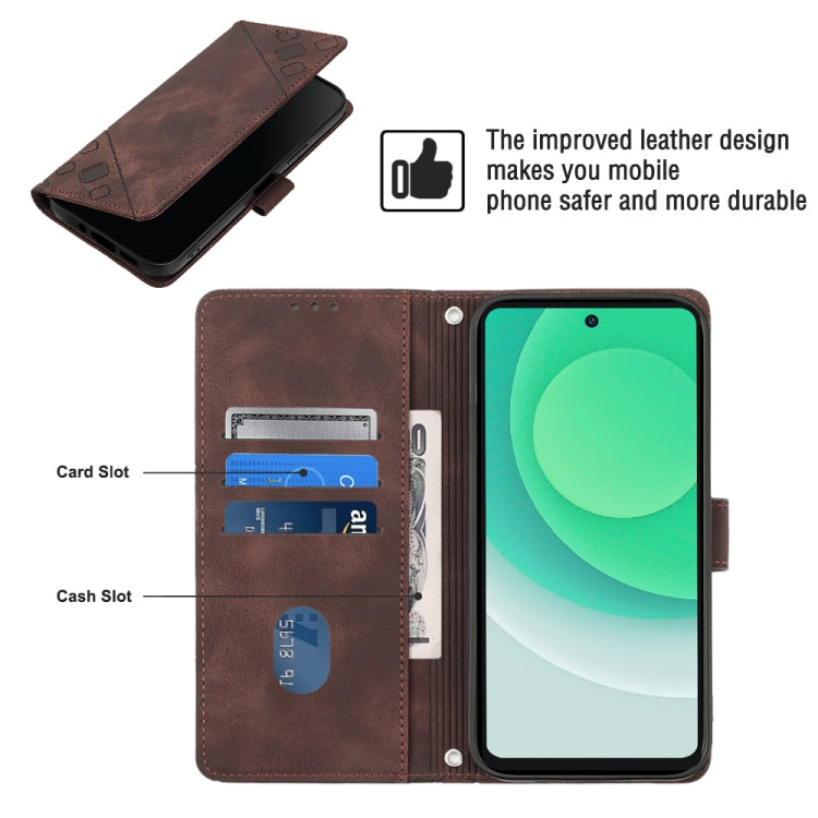 For Tecno Camon 19 Skin-feel Embossed Leather Phone Case