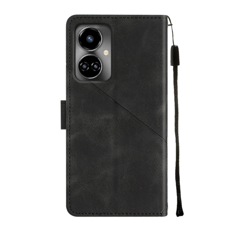 For Tecno Camon 19 Skin-feel Embossed Leather Phone Case