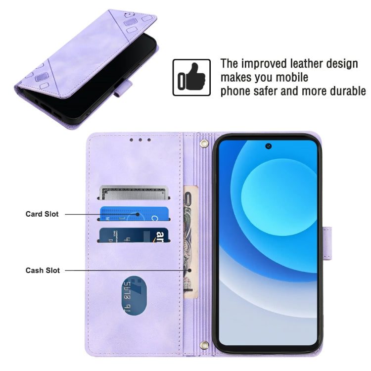 For Tecno Camon 19 Neo Skin-feel Embossed Leather Phone Case