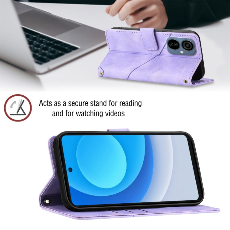 For Tecno Camon 19 Neo Skin-feel Embossed Leather Phone Case