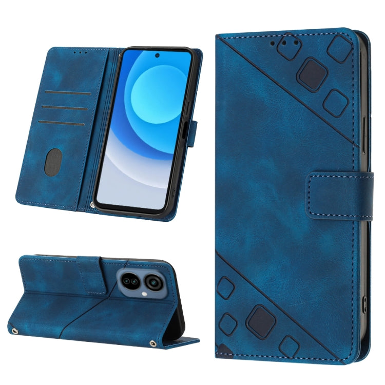 For Tecno Camon 19 Neo Skin-feel Embossed Leather Phone Case