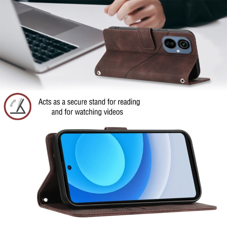 For Tecno Camon 19 Neo Skin-feel Embossed Leather Phone Case
