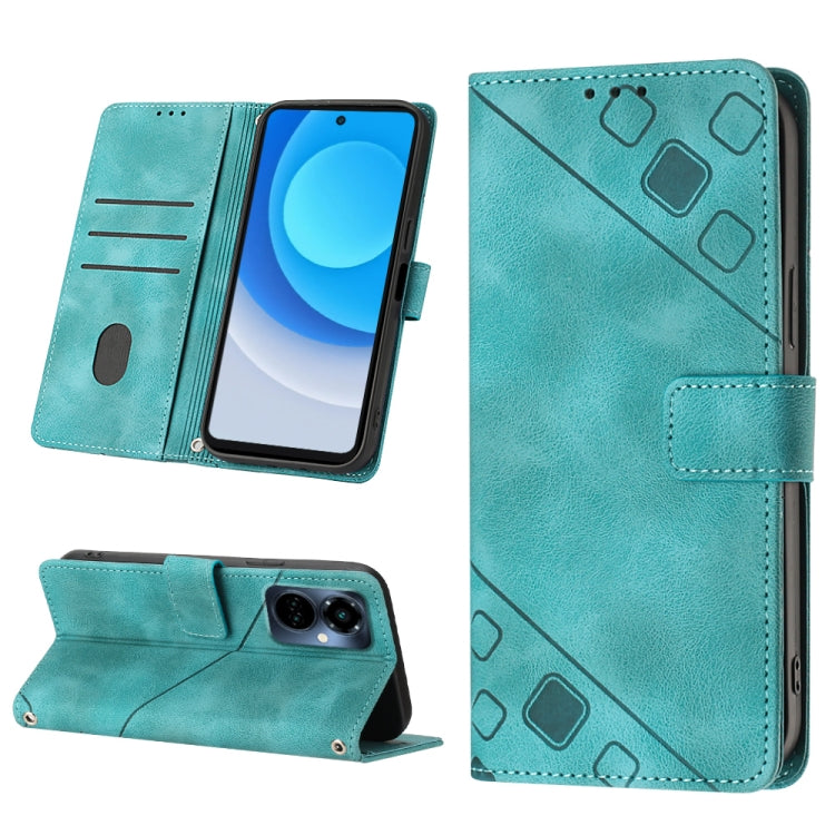For Tecno Camon 19 Pro 5G Skin-feel Embossed Leather Phone Case