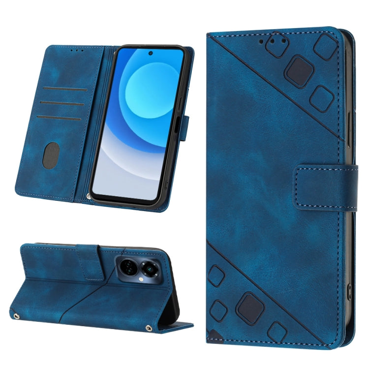 For Tecno Camon 19 Pro 5G Skin-feel Embossed Leather Phone Case