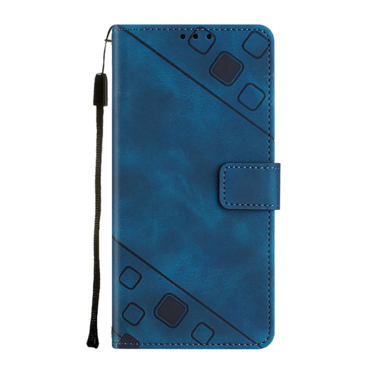 For Tecno Pop 6 Skin-feel Embossed Leather Phone Case