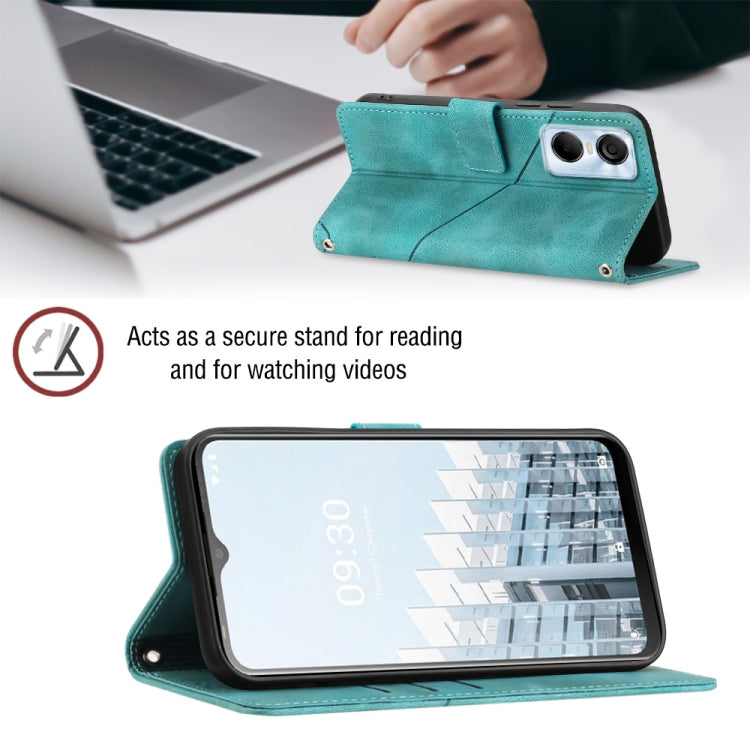 For Tecno Pop 6 Pro Skin-feel Embossed Leather Phone Case
