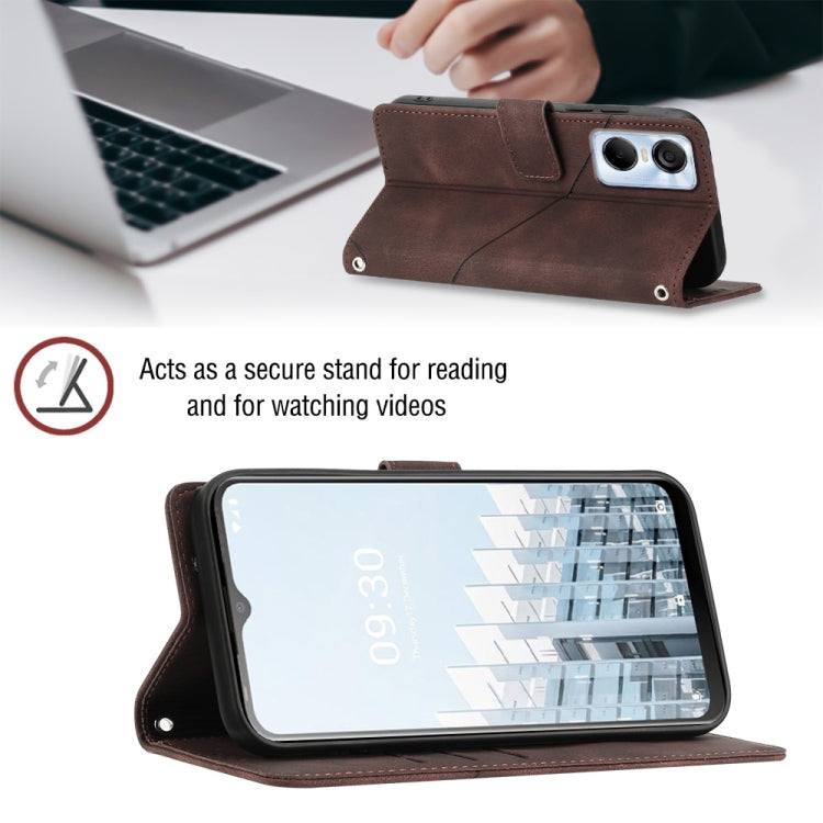 For Tecno Pop 6 Pro Skin-feel Embossed Leather Phone Case