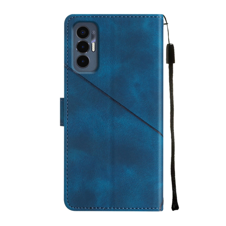 For Tecno Pova 3 LE7 Skin-feel Embossed Leather Phone Case