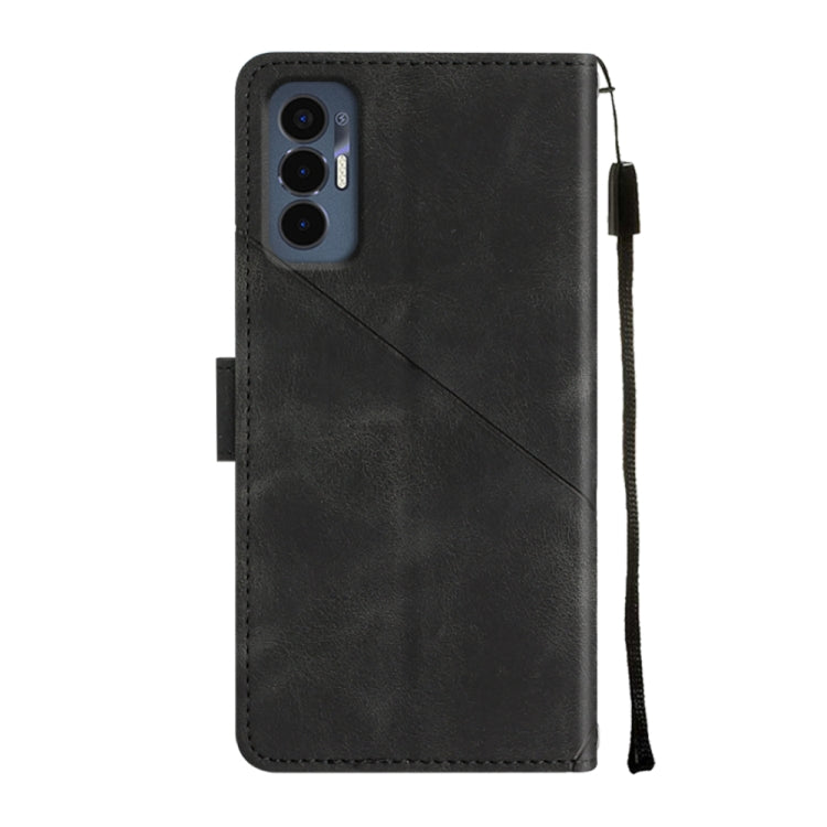 For Tecno Pova 3 LE7 Skin-feel Embossed Leather Phone Case