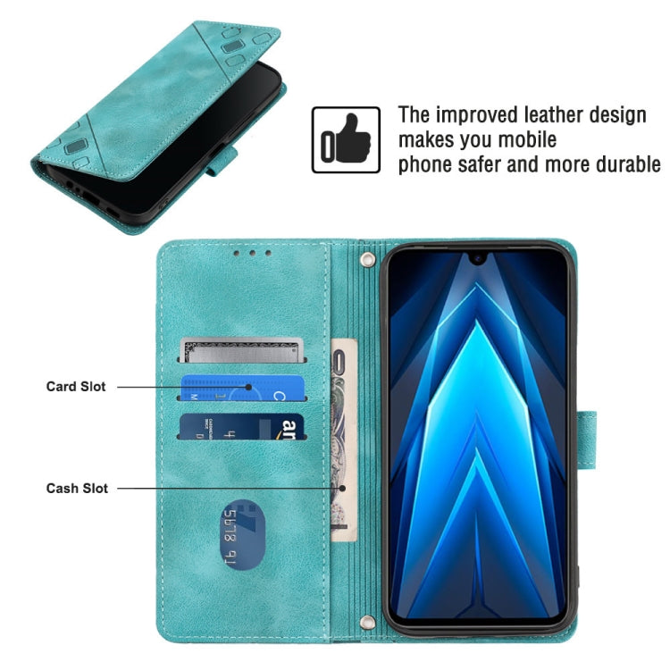 For Tecno Pova Neo 2 LG6n Skin-feel Embossed Leather Phone Case