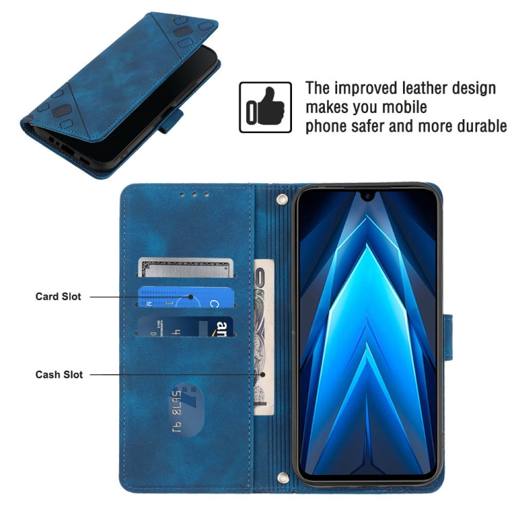 For Tecno Pova Neo 2 LG6n Skin-feel Embossed Leather Phone Case