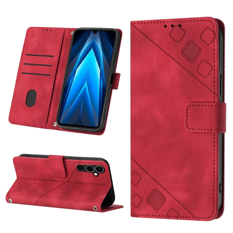 For Tecno Pova Neo 2 LG6n Skin-feel Embossed Leather Phone Case