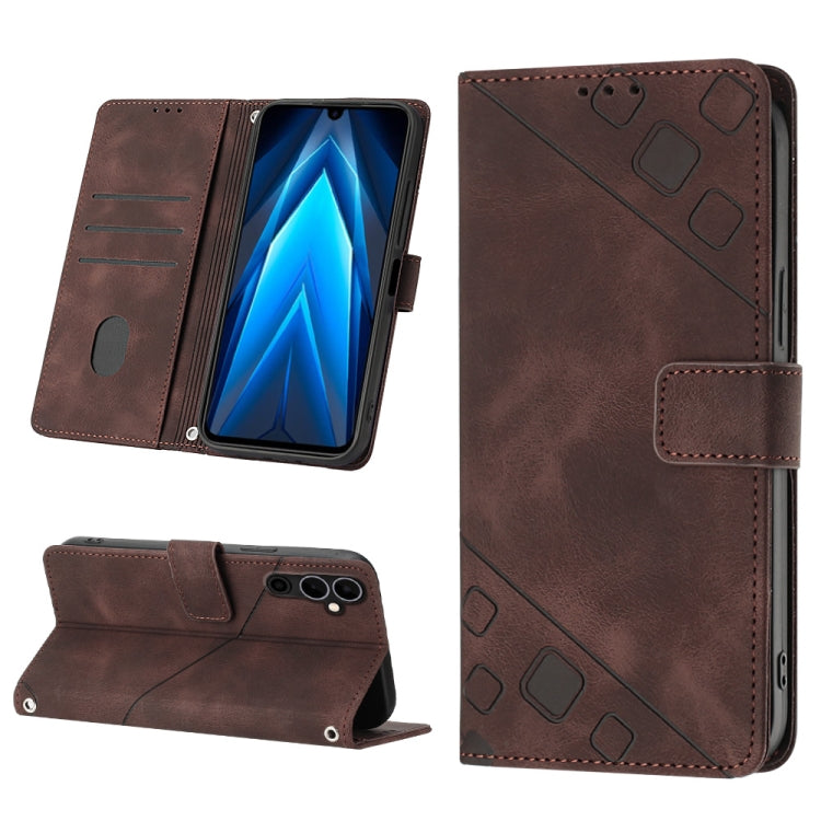 For Tecno Pova Neo 2 LG6n Skin-feel Embossed Leather Phone Case