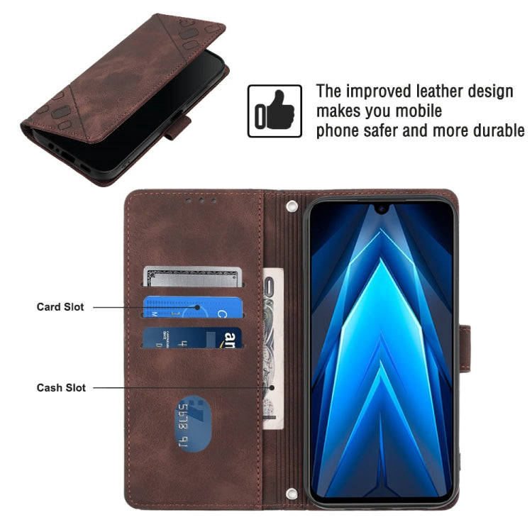 For Tecno Pova Neo 2 LG6n Skin-feel Embossed Leather Phone Case