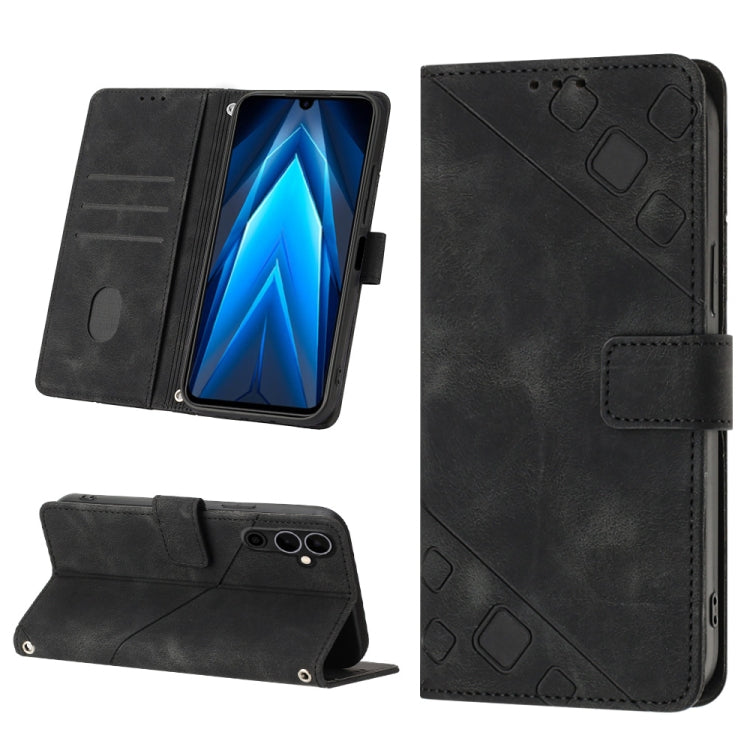 For Tecno Pova Neo 2 LG6n Skin-feel Embossed Leather Phone Case