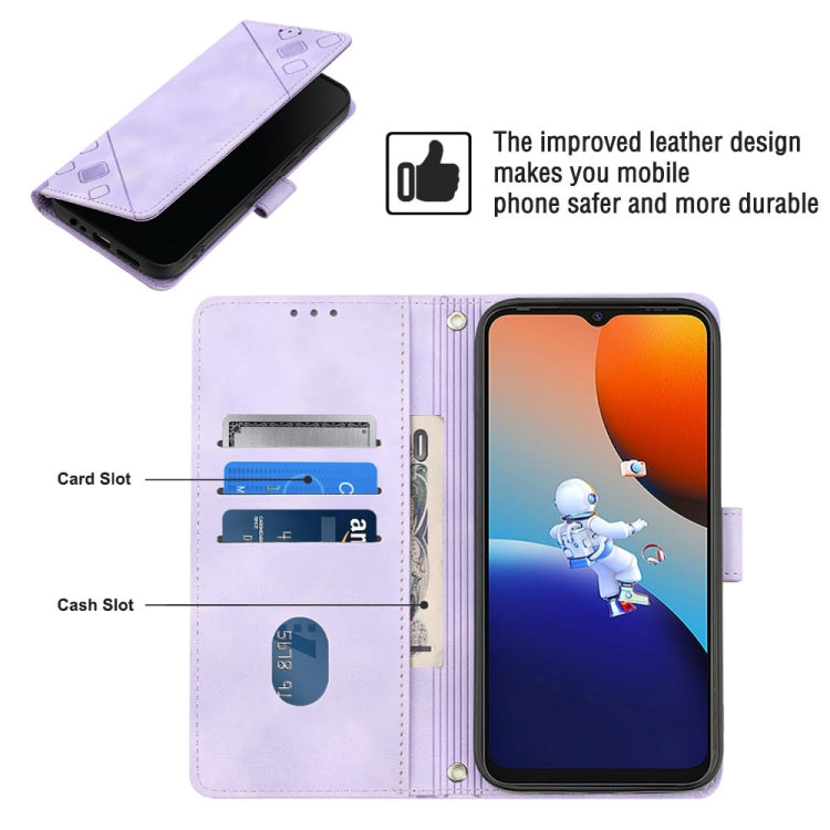 For Tecno Spark 9 KG5p Skin-feel Embossed Leather Phone Case