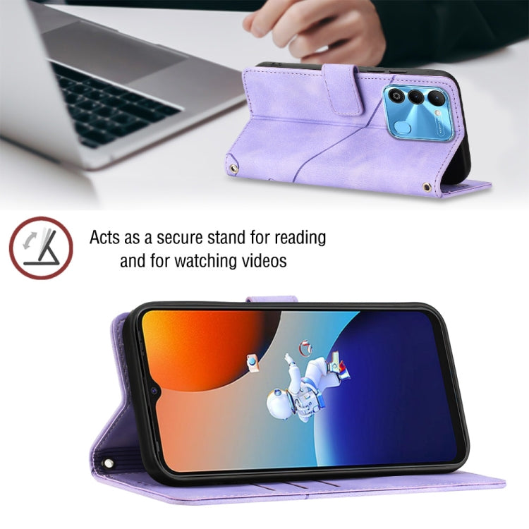 For Tecno Spark 9 KG5p Skin-feel Embossed Leather Phone Case