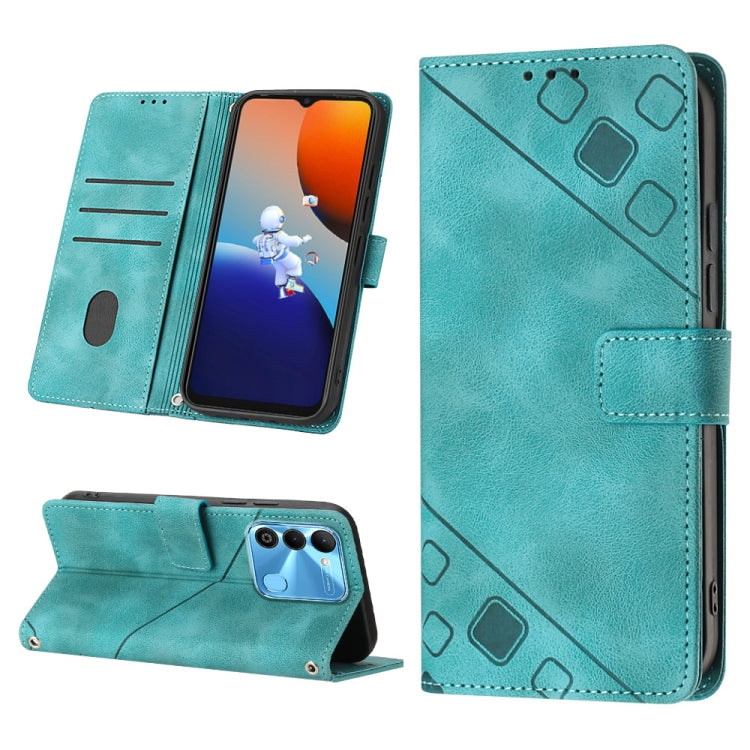 For Tecno Spark 9 KG5p Skin-feel Embossed Leather Phone Case