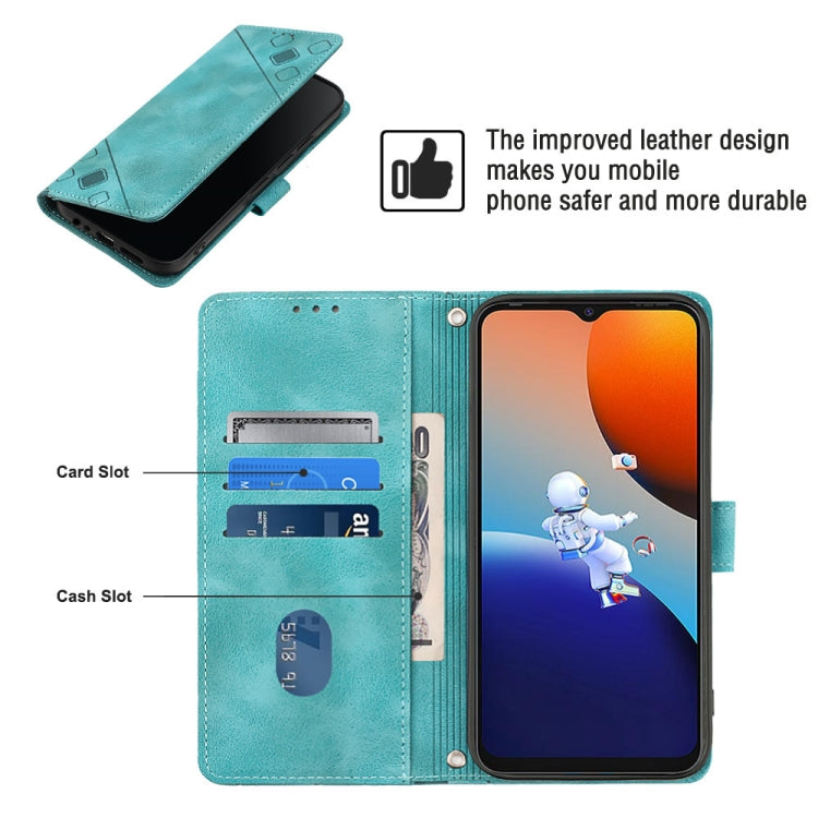 For Tecno Spark 9 KG5p Skin-feel Embossed Leather Phone Case