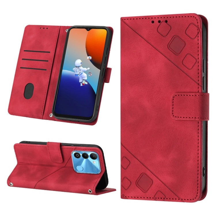 For Tecno Spark 9 KG5p Skin-feel Embossed Leather Phone Case