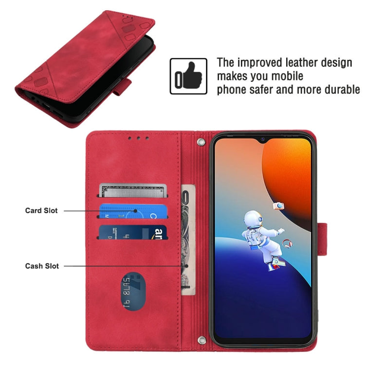 For Tecno Spark 9 KG5p Skin-feel Embossed Leather Phone Case