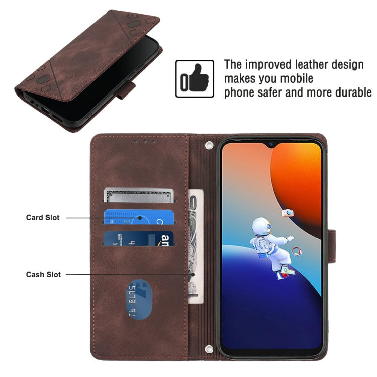 For Tecno Spark 9 KG5p Skin-feel Embossed Leather Phone Case