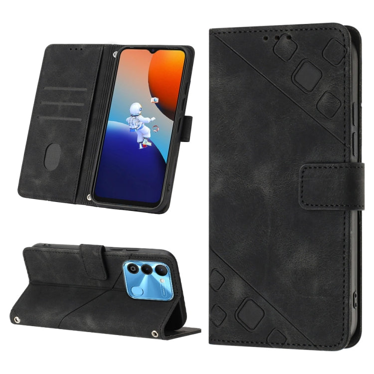 For Tecno Spark 9 KG5p Skin-feel Embossed Leather Phone Case