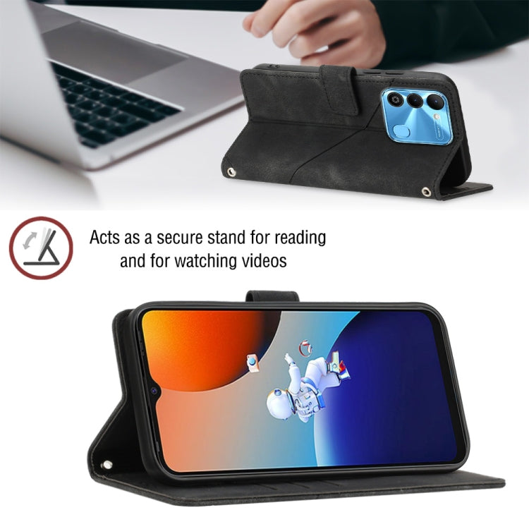 For Tecno Spark 9 KG5p Skin-feel Embossed Leather Phone Case