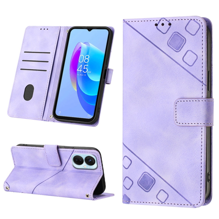 For Tecno Spark 9 Pro / Spark 9T Skin-feel Embossed Leather Phone Case