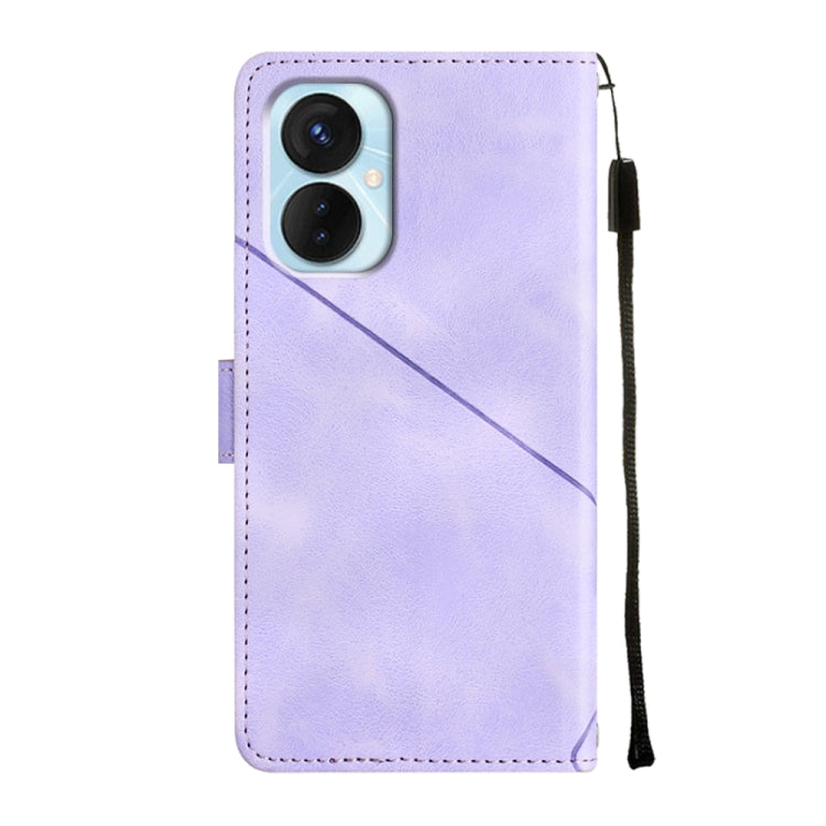 For Tecno Spark 9 Pro / Spark 9T Skin-feel Embossed Leather Phone Case